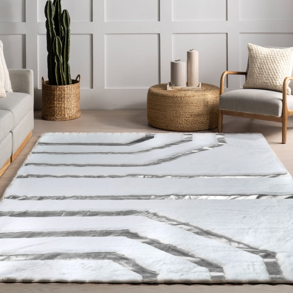 Carpets Faux Rabbit Fur 160x220cm